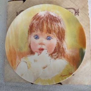 Edwin M. Knowles collector's plate 1985 Fascination unisex